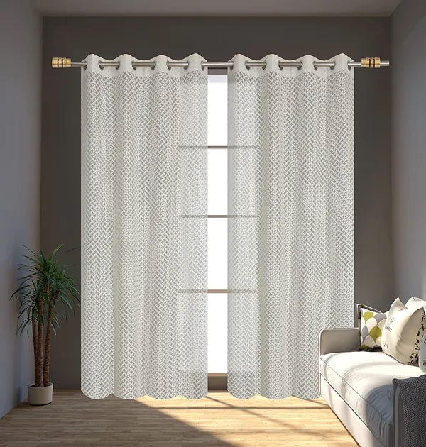 Pack_Of_2_Cream_Polyester_Curtains_For_Long_Door/Door/Window