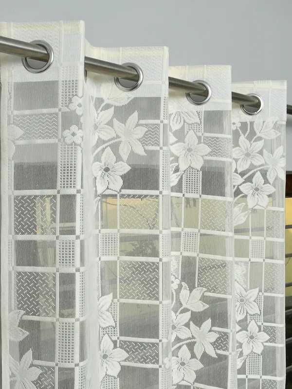 Pack_Of_2_Cream_Polyester_Curtains_For_Long_Door/Door/Window