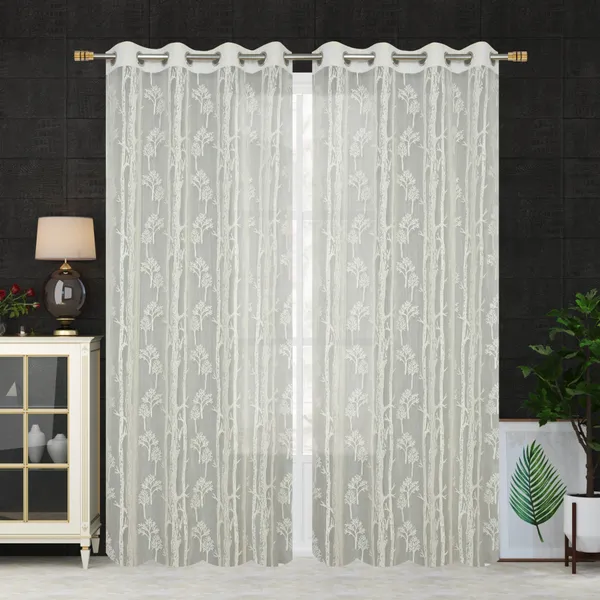 Pack_Of_2_Cream_Polyester_Curtains_For_Long_Door/Door/Window