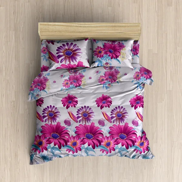 Multicolor_Printed_180_TC_Double_Bedsheet_With_2_Pillow_Covers