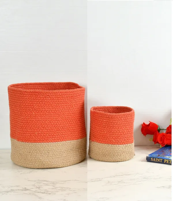 Orange_Braided_Cotton_Baskets_|_Storage_Bins_Organizer_|_Laundry,_Toys_&_Planter_Basket-_Set_of_2_(10,_6_Inch)_-_Orange