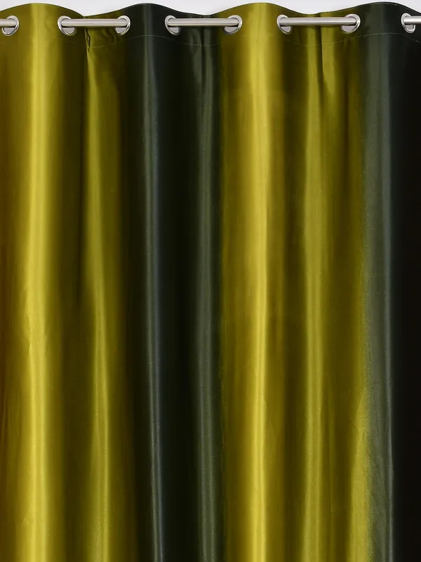 Pack_Of_2_Green_Polyester_Curtains_For_Long_Door/Door/Window