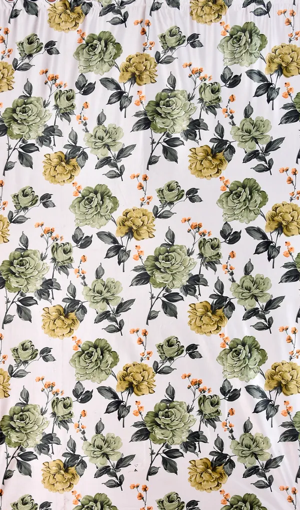 Green_Pack_of_2_Polyester_Floral_Room_Darkening_Curtain_Panel_for_Door,_Window,_Long_Door