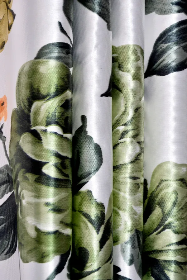 Green_Pack_of_2_Polyester_Floral_Room_Darkening_Curtain_Panel_for_Door,_Window,_Long_Door