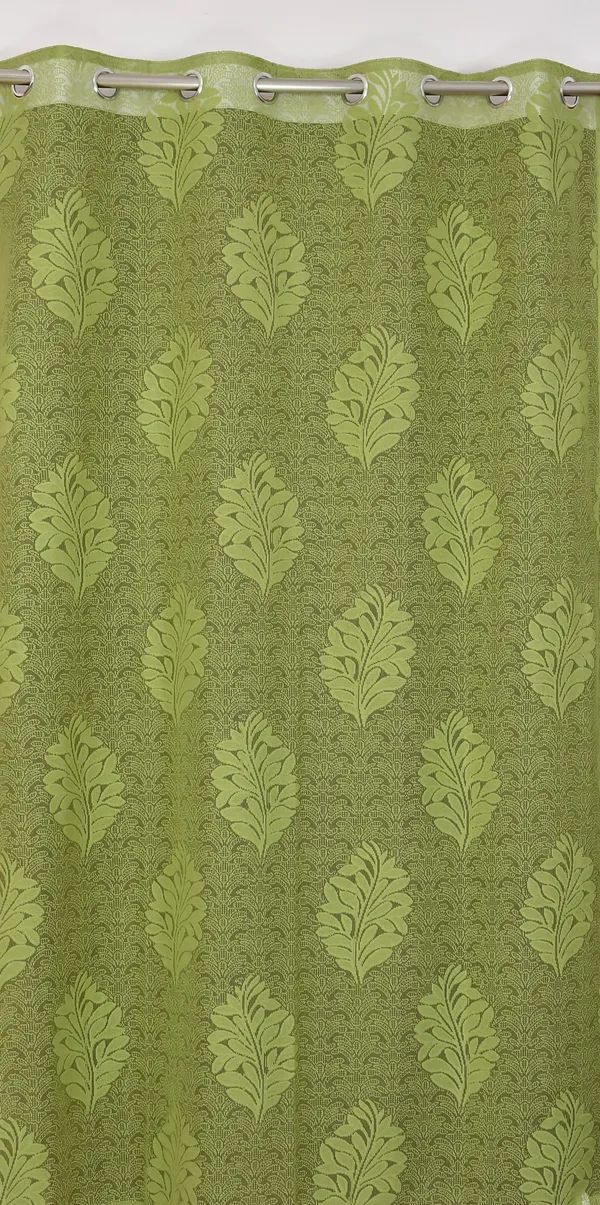 Pack_Of_2_Green_Polyester_Curtains_For_Long_Door/Door/Window