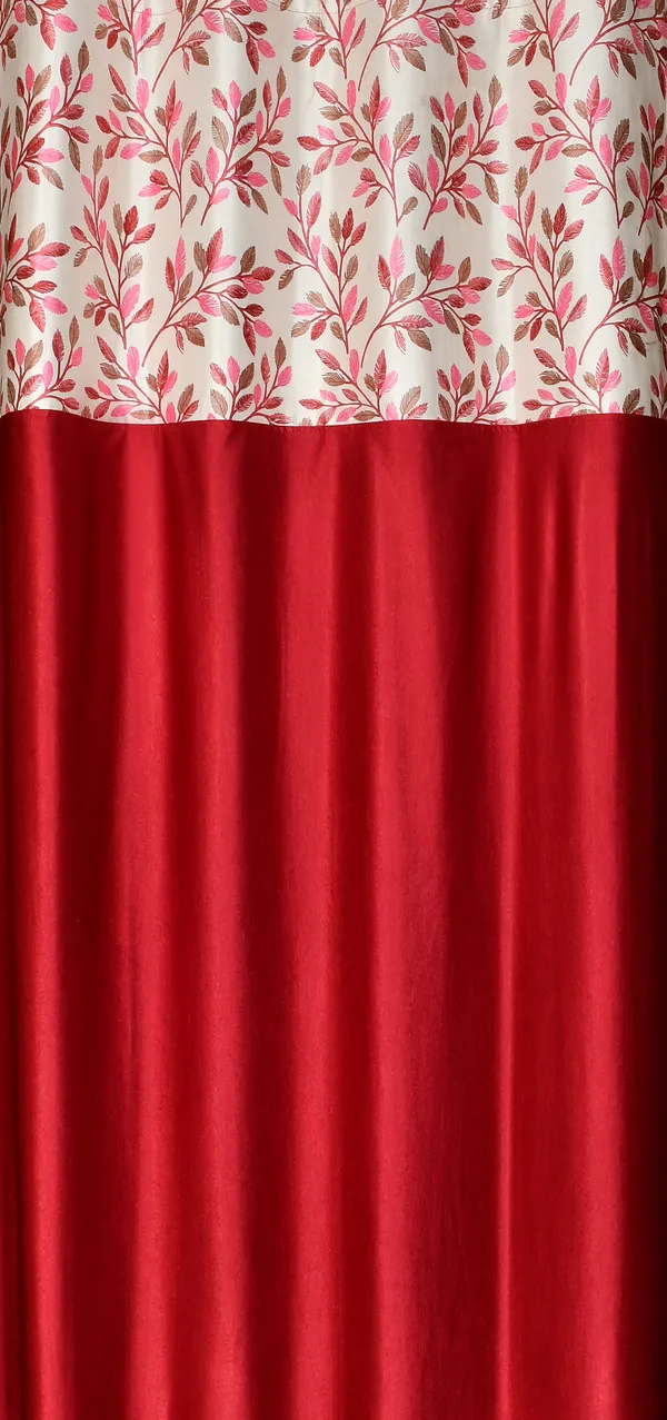 Maroon_Designer_Fern_Pack_of_2_Polyester_Curtain_for_Window,_Door,_Long_Door