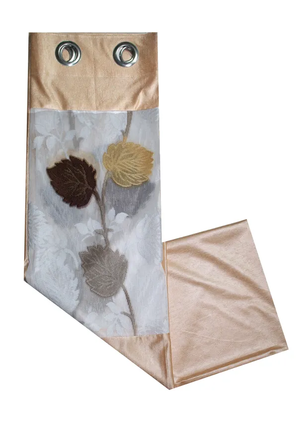 Pack_Of_2_Beige_Polyester_Curtains_For_Long_Door/Door/Window