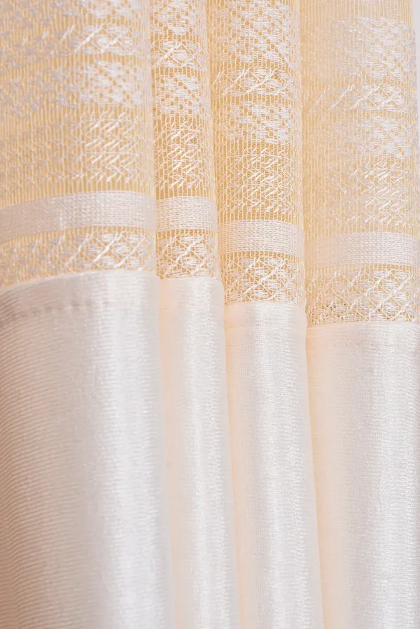 Pack_Of_2_Cream_Polyester_Curtains_For_Long_Door/Door/Window