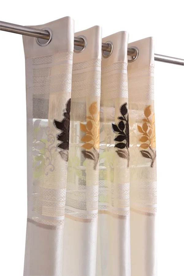 Pack_Of_2_Cream_Polyester_Curtains_For_Long_Door/Door/Window