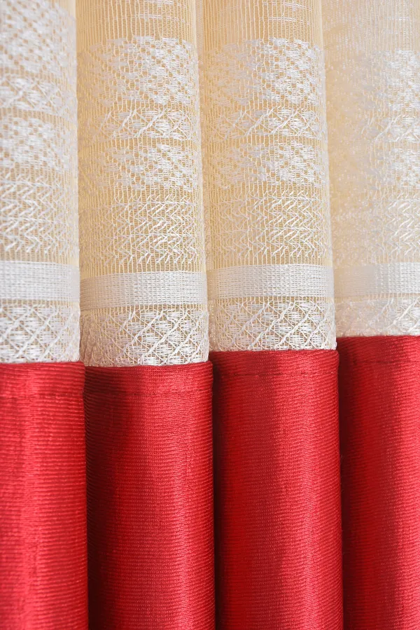 Pack_Of_2_Maroon_Polyester_Curtains_For_Long_Door/Door/Window