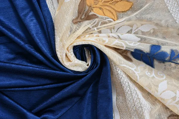 Pack_Of_2_Navy_Blue_Polyester_Curtains_For_Long_Door/Door/Window