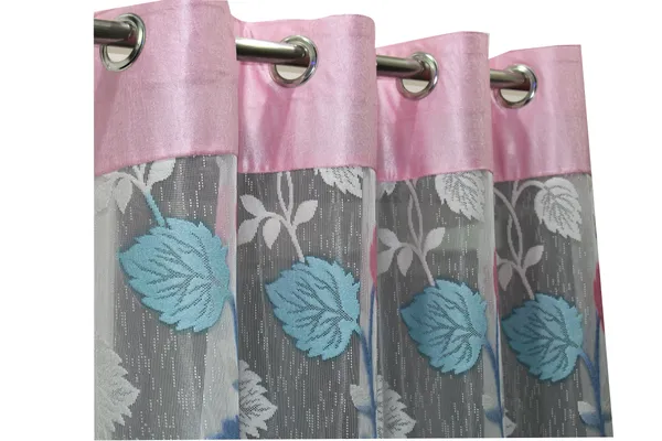 Pack_Of_2_Pink_Polyester_Curtains_For_Long_Door/Door/Window