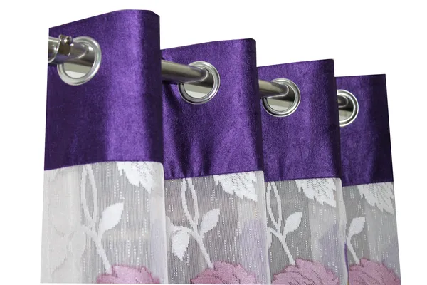 Pack_Of_2_Purple_Polyester_Curtains_For_Long_Door/Door/Window