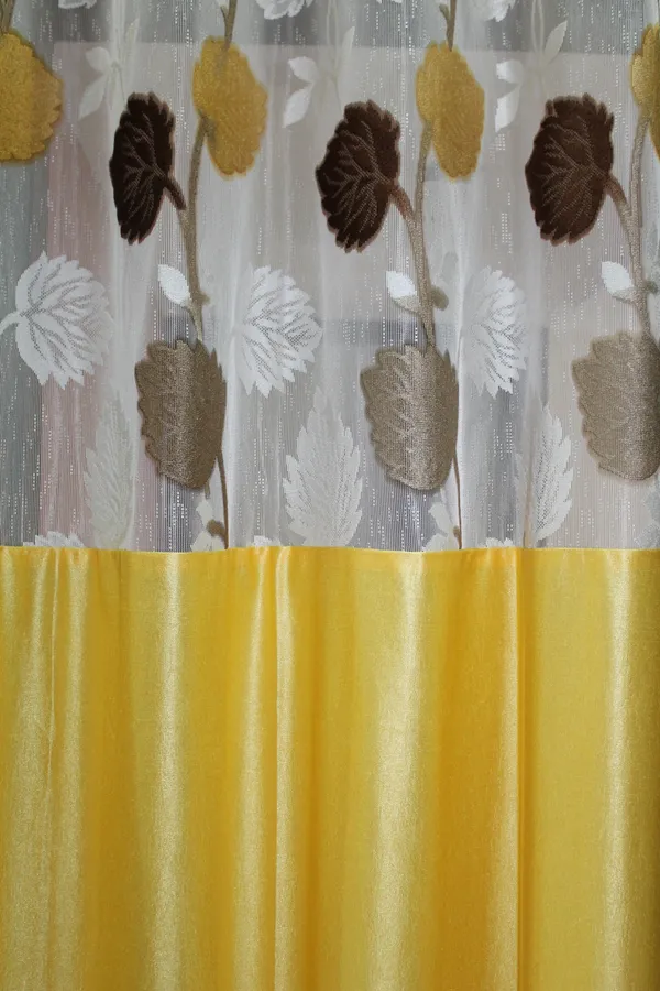 Pack_Of_2_Yellow_Polyester_Curtains_For_Long_Door/Door/Window