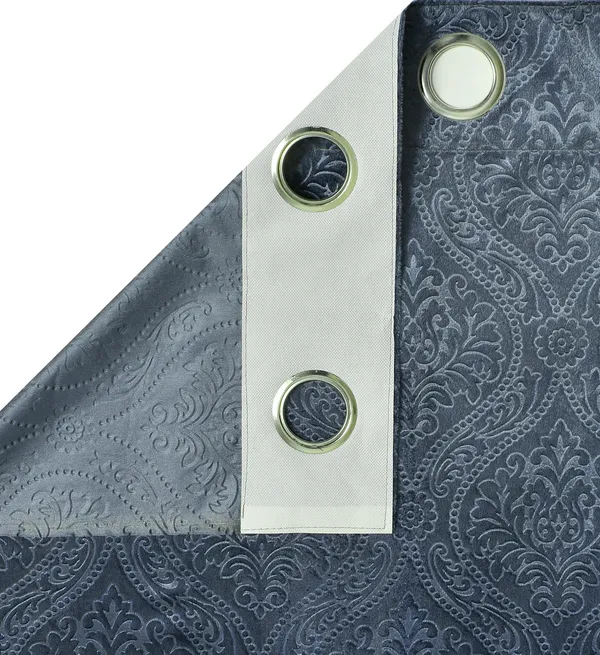 Pack_Of_2_Grey_Velvet_Curtains_For_Long_Door/Door/Window