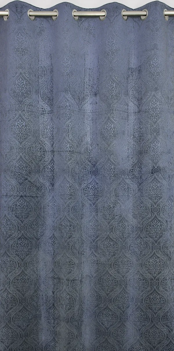 Pack_Of_2_Grey_Velvet_Curtains_For_Long_Door/Door/Window