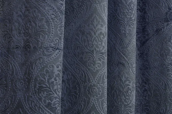 Pack_Of_2_Grey_Velvet_Curtains_For_Long_Door/Door/Window