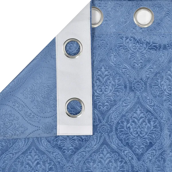Pack_Of_2_Sky_Blue_Velvet_Curtains_For_Long_Door/Door/Window