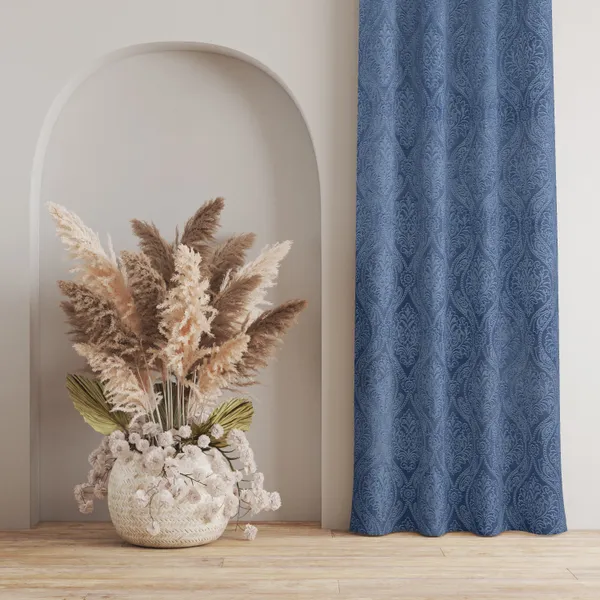 Pack_Of_2_Sky_Blue_Velvet_Curtains_For_Long_Door/Door/Window