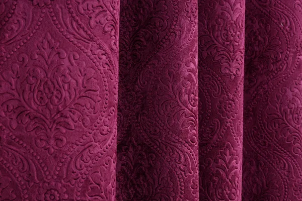 Pack_Of_2_Wine_Velvet_Curtains_For_Long_Door/Door/Window