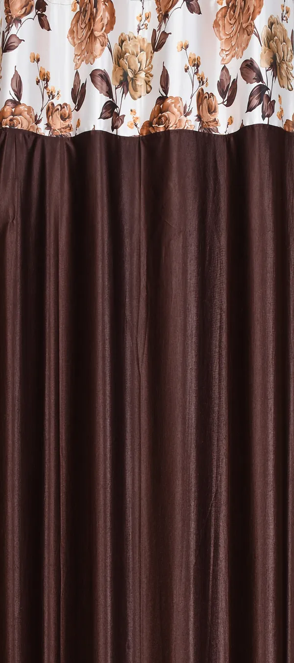 Pack_Of_2_Coffee_Polyester_Curtains_For_Long_Door/Door/Window
