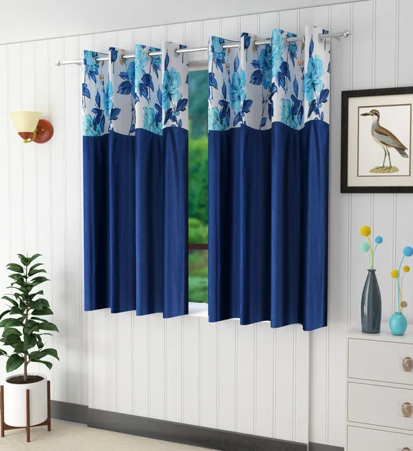 Pack_Of_2_Navy_Blue_Polyester_Curtains_For_Long_Door/Door/Window
