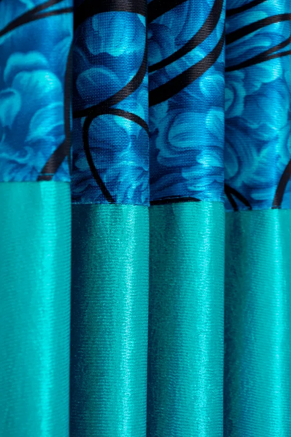 Pack_Of_2_Aqua_Blue_Polyester_Curtains_For_Long_Door/Door/Window