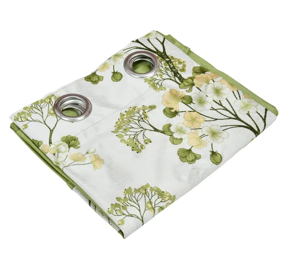 Pack_Of_2_Green_Polyester_Curtains_For_Long_Door/Door/Window