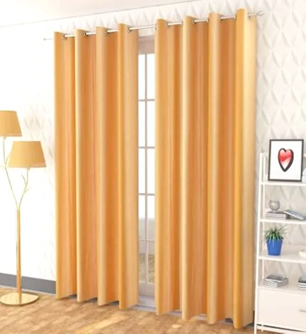 Pack_Of_2_Beige_Polyester_Curtains_For_Long_Door/Door/Window