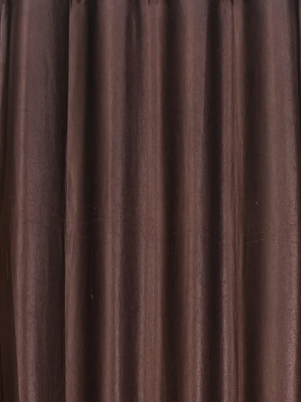 Pack_Of_2_Coffee_Polyester_Curtains_For_Long_Door/Door/Window