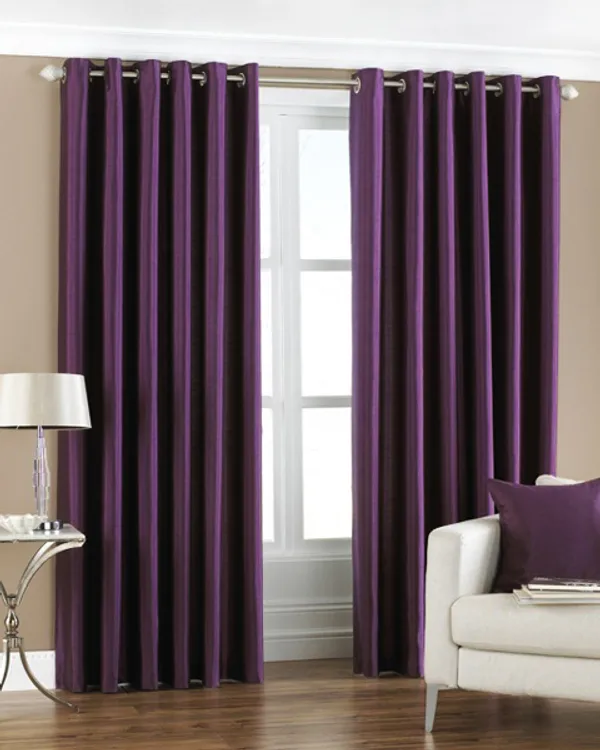 Pack_Of_2_Purple_Polyester_Curtains_For_Long_Door/Door/Window