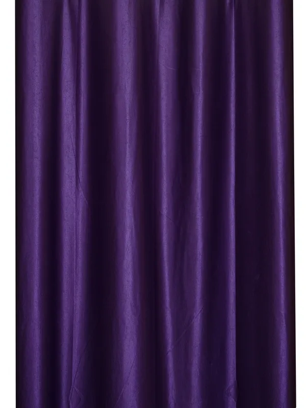 Pack_Of_2_Purple_Polyester_Curtains_For_Long_Door/Door/Window