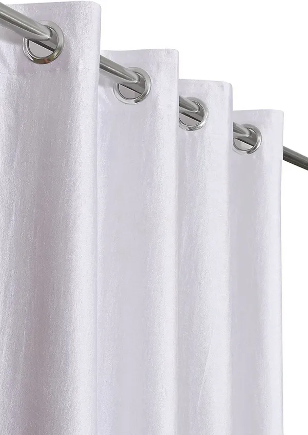 Pack_Of_2_White_Polyester_Curtains_For_Long_Door/Door/Window