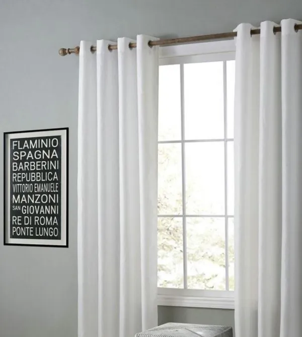 Pack_Of_2_White_Polyester_Curtains_For_Long_Door/Door/Window