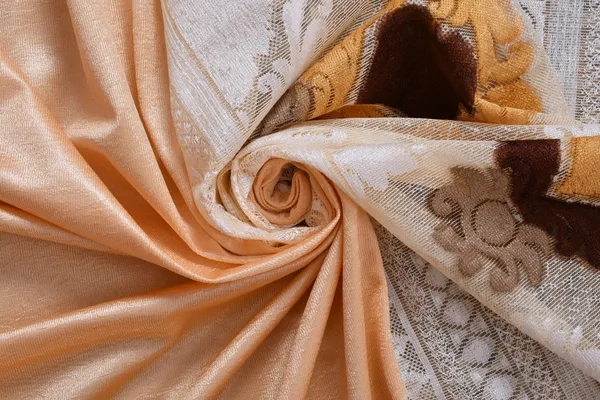 Pack_Of_2_Beige_Polyester_Curtains_For_Long_Door/Door/Window
