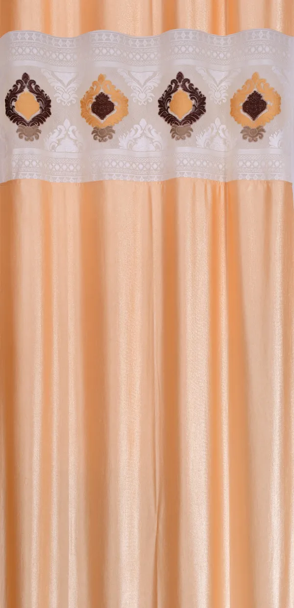 Pack_Of_2_Beige_Polyester_Curtains_For_Long_Door/Door/Window