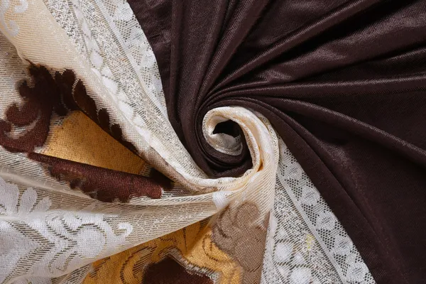 Pack_Of_2_Coffee_Polyester_Curtains_For_Long_Door/Door/Window