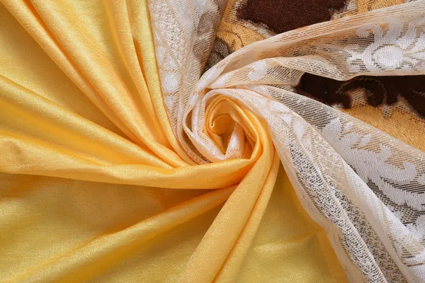 Pack_Of_2_Yellow_Polyester_Curtains_For_Long_Door/Door/Window
