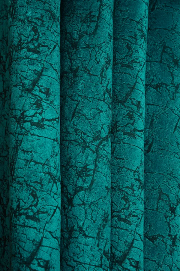 Pack_Of_2_Aqua_Blue_Velvet_Curtains_For_Long_Door/Door/Window