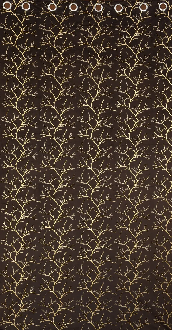 Pack_Of_2_Coffee_Velvet_Curtains_For_Long_Door/Door/Window