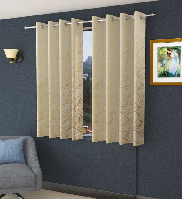 Pack_Of_2_Cream_Velvet_Curtains_For_Long_Door/Door/Window
