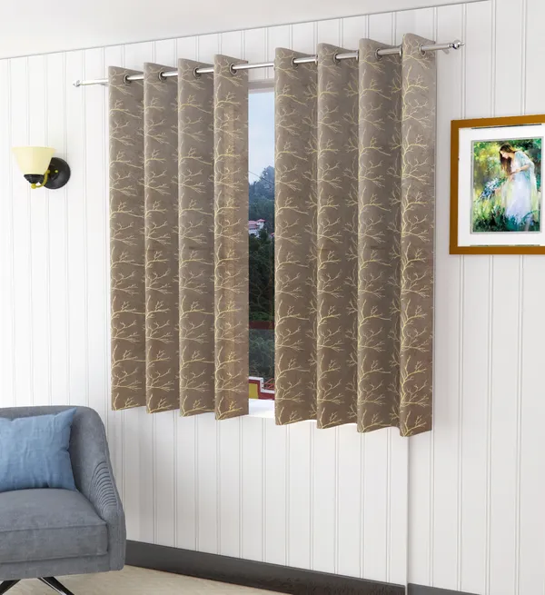 Pack_Of_2_Grey_Velvet_Curtains_For_Long_Door/Door/Window