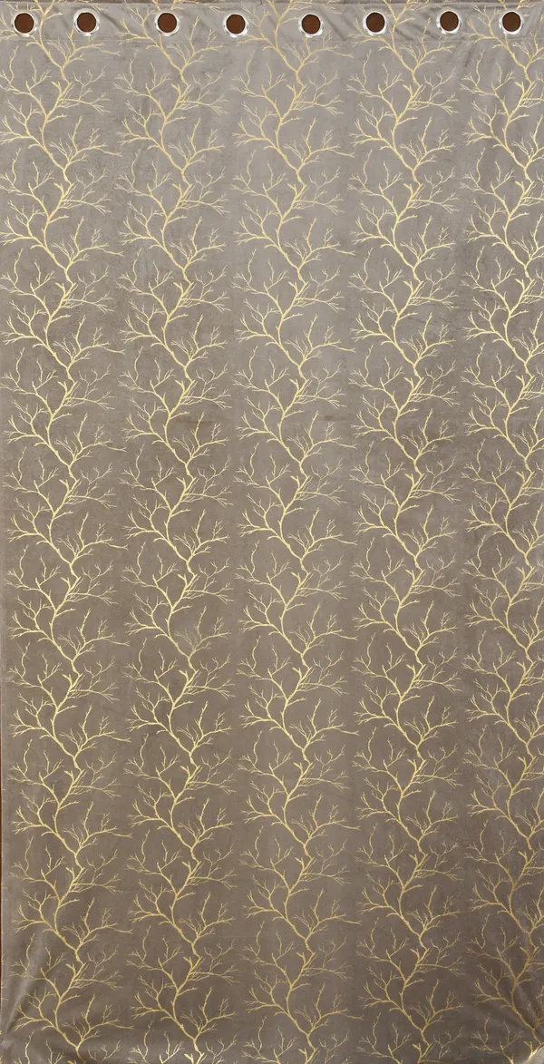 Pack_Of_2_Grey_Velvet_Curtains_For_Long_Door/Door/Window