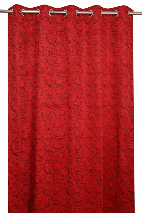 Pack_Of_2_Maroon_Velvet_Curtains_For_Long_Door/Door/Window