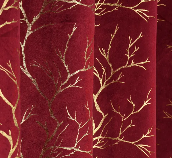 Pack_Of_2_Maroon_Velvet_Curtains_For_Long_Door/Door/Window