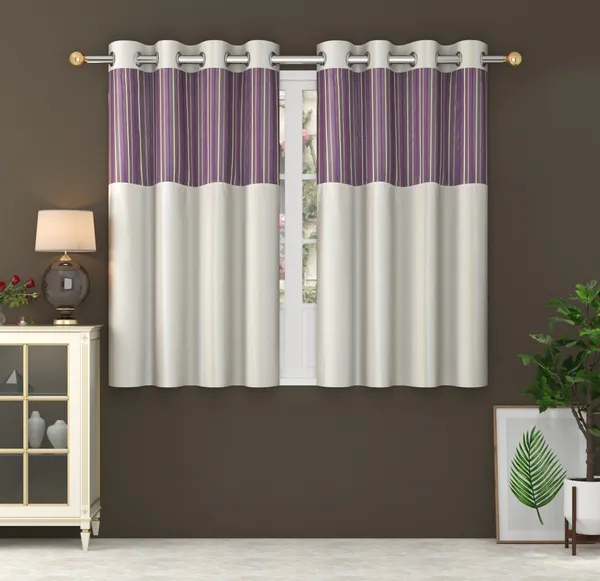 Pack_Of_2_Cream_Polyester_Curtains_For_Long_Door/Door/Window