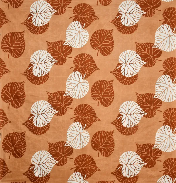 144_TC_Microfiber_8_Piece_Diwan_Set_-_Beige,_Leafs