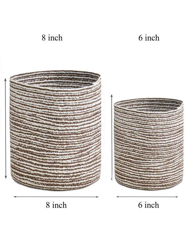 Brown_Braided_Cotton_Baskets_|_Storage_Bins_Organizer_|_Laundry,_Toys_&_Planter_Basket-_Set_of_2_(8,_6_Inch)_-_Brown