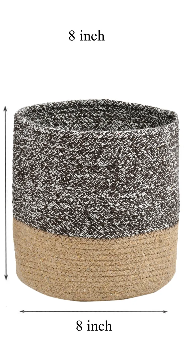 Brown_Braided_Cotton_Baskets_|_Storage_Bins_Organizer_|_Laundry,_Toys_&_Planter_Basket-_Set_of_2_(8_Inch)_-_Coffee