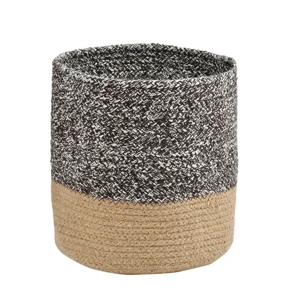 Brown_Braided_Cotton_Baskets_|_Storage_Bins_Organizer_|_Laundry,_Toys_&_Planter_Basket-_Set_of_2_(8_Inch)_-_Coffee